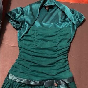 Beautiful Sparkly Green Dress